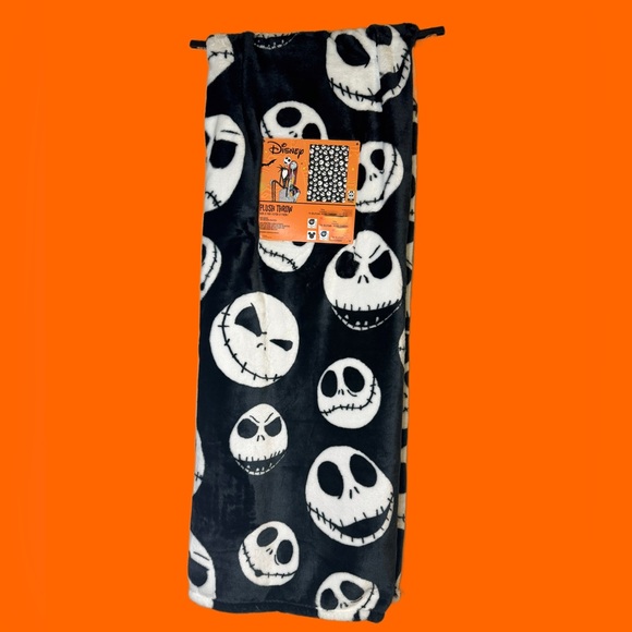 Disney Other - Disney The Nightmare Before Christmas Jack Skellington plush throw blanket NWT